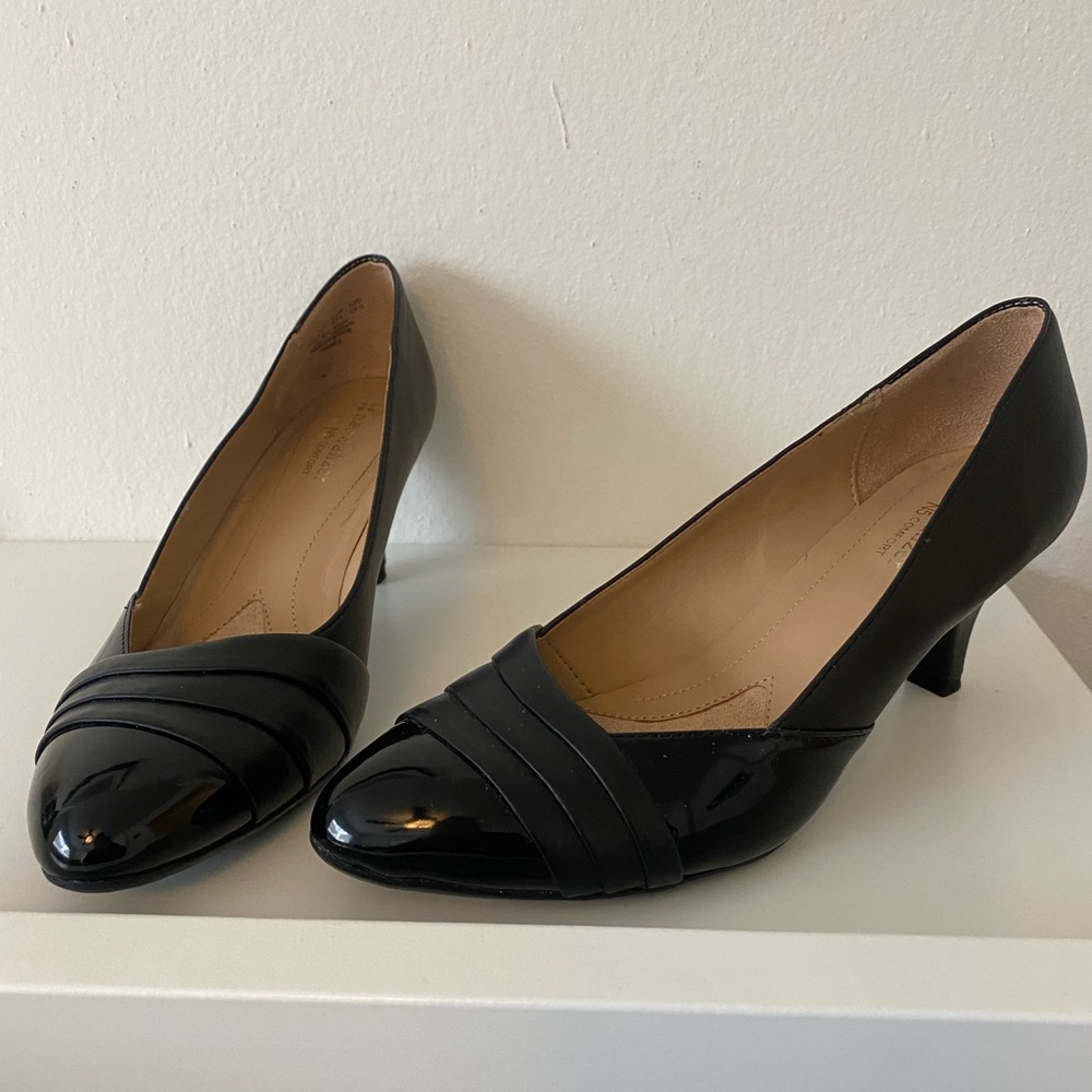 Naturalizer Women’s Elegant Black Patent Leather Heels size 7.5
